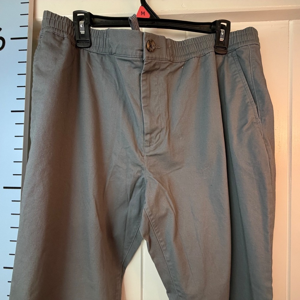 Goodfellow & Co Men's Large Gray Everyday Pants Elastic Drawstring Waist NWT - Picture 4 of 14
